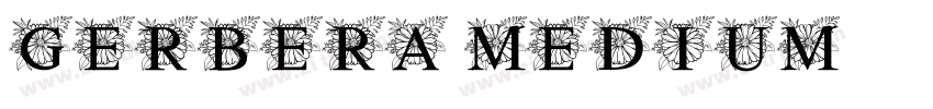 Gerbera Medium字体转换